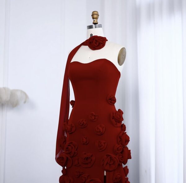 Tulle strapless a-line prom dress - Image 7