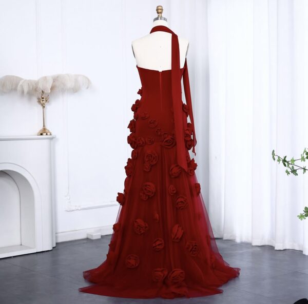 Tulle strapless a-line prom dress - Image 6