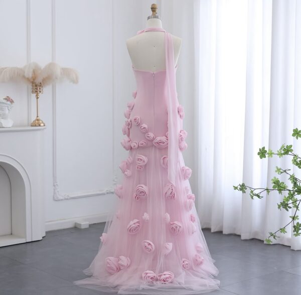 Tulle strapless a-line prom dress - Image 4